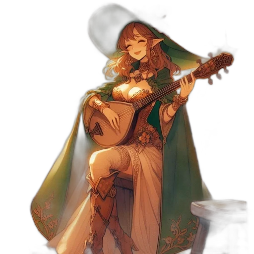 dress, staff, sword, weapon transparent PNG cut-out