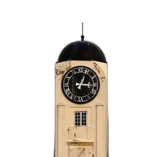 bottle, building, 3d render, clock transparent PNG cut-out
