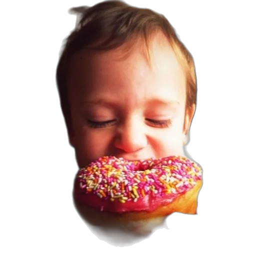 food, face, photorealistic, 3d render transparent PNG cut-out