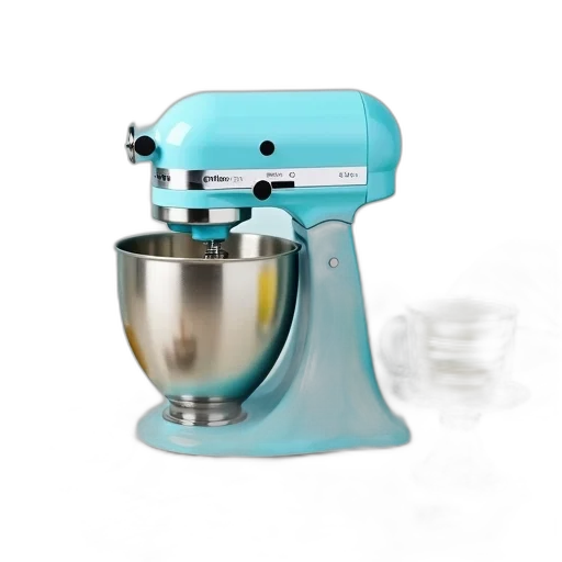 modern, kitchen, scene, blue transparent PNG cut-out