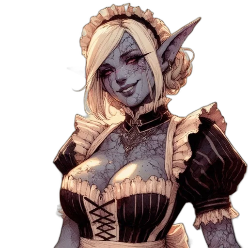 staff, dress, fantasy art, concept art transparent PNG cut-out