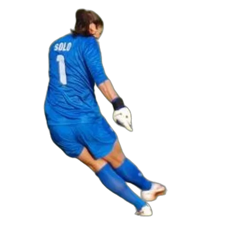 animal, soccer, player, blue transparent PNG cut-out