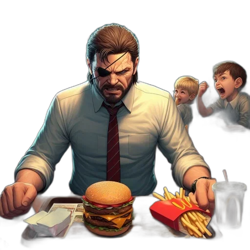 food, concept art, pixel art, comic book art transparent PNG cut-out