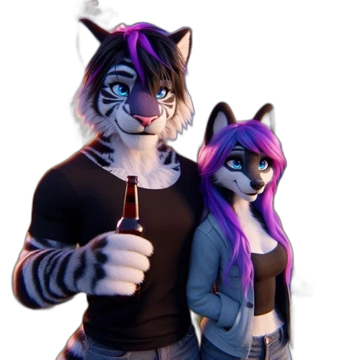 staff, jacket, 3d render, concept art transparent PNG cut-out