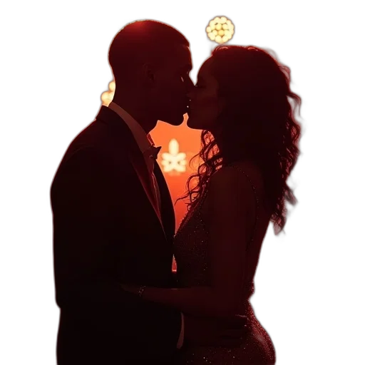 concept art, fire, neon lights, sunset transparent PNG cut-out