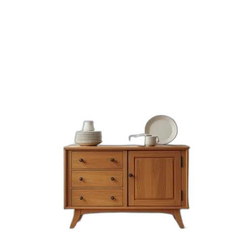 furniture, 3d render, earth tones, wood transparent PNG cut-out