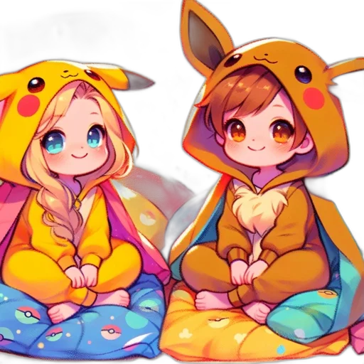 watercolor, pixel art, concept art, anime transparent PNG cut-out