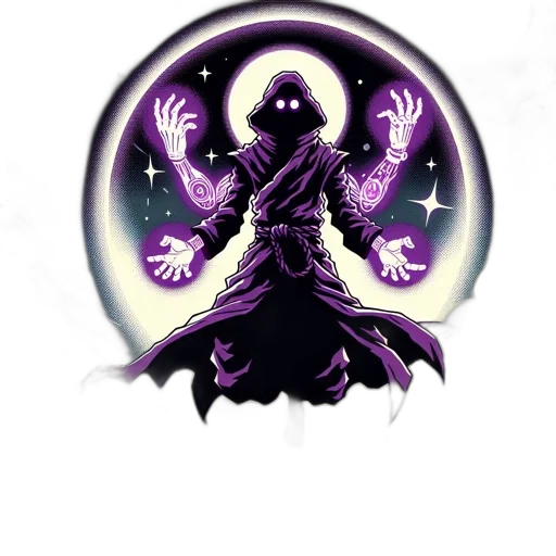 staff, creature, mask, crown transparent PNG cut-out