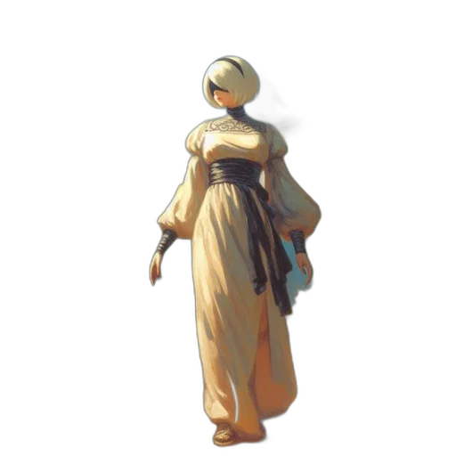 dress, staff, sword, weapon transparent PNG cut-out