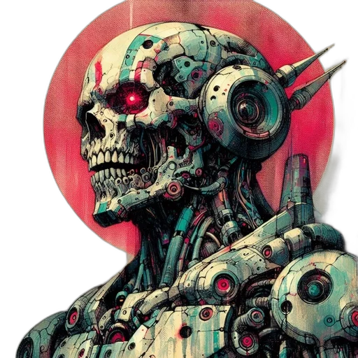 robot, face, weapon, mask transparent PNG cut-out