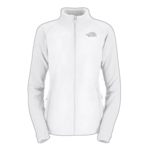 jacket, white, north, face transparent PNG cut-out