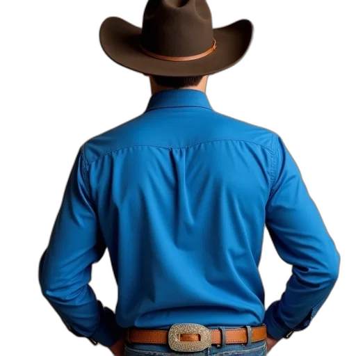 jacket, hat, staff, robot transparent PNG cut-out