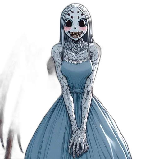dress, mask, creature, face transparent PNG cut-out