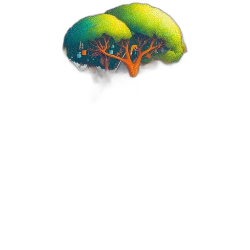 tree, umbrella, hat, crown transparent PNG cut-out