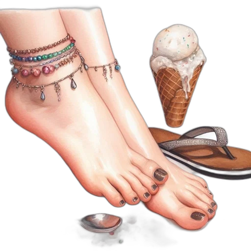 jewelry, shoes, food, watercolor transparent PNG cut-out