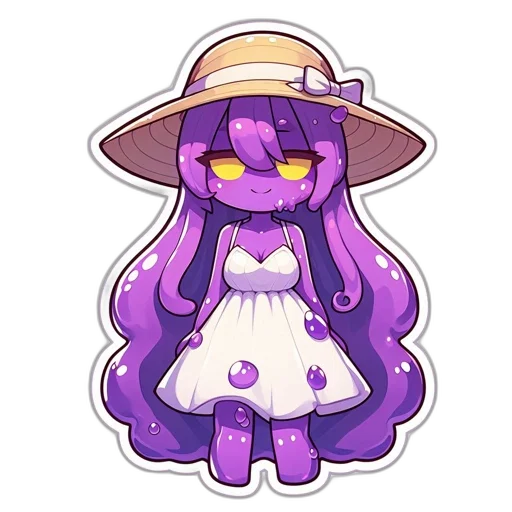 hat, creature, dress, pixel art transparent PNG cut-out