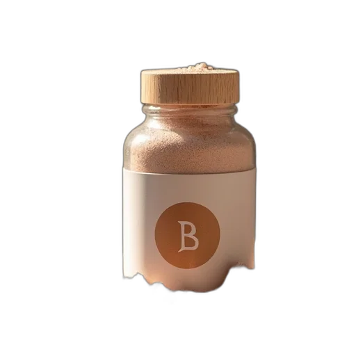 bottle, earth tones, powdering transparent PNG cut-out