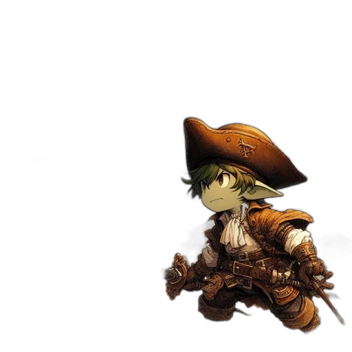 hat, staff, dragon, weapon transparent PNG cut-out