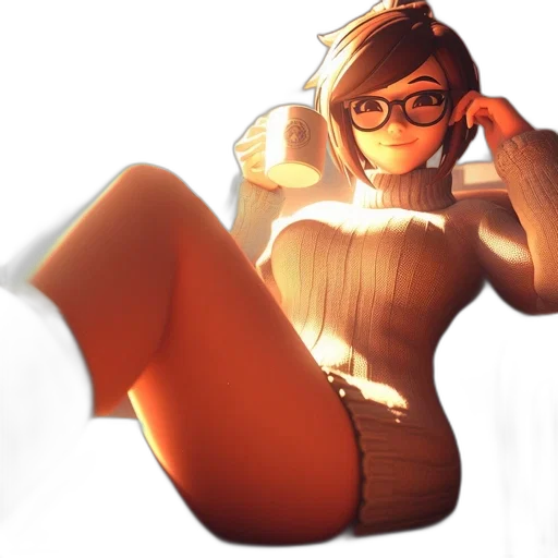 robot, dress, staff, weapon transparent PNG cut-out
