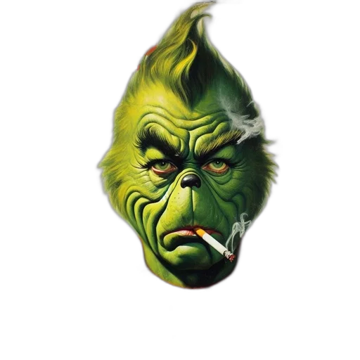 face, mask, creature, staff transparent PNG cut-out