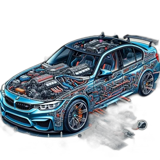 car, concept art, photorealistic, fantasy art transparent PNG cut-out
