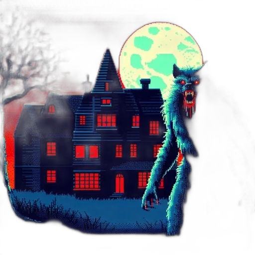 concept art, pixel art, 3d render, comic book art transparent PNG cut-out
