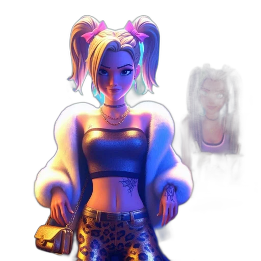 jacket, concept art, cyberpunk, vaporwave transparent PNG cut-out