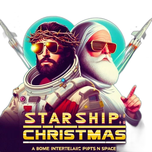 concept art, pixel art, outer space, movie transparent PNG cut-out
