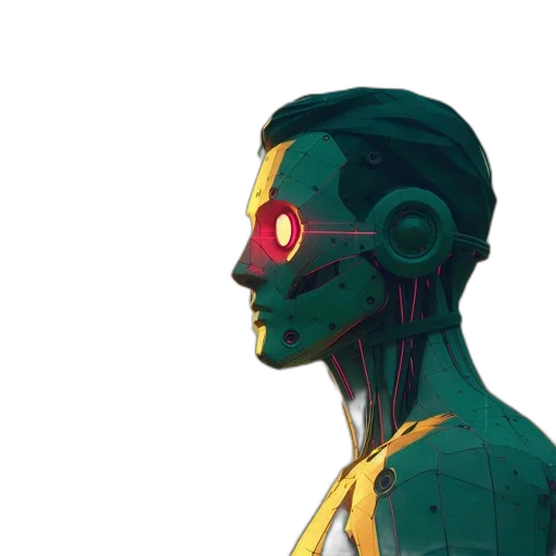 robot, mask, face, creature transparent PNG cut-out