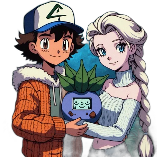 robot, tree, flower, crown transparent PNG cut-out