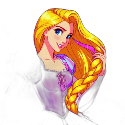 hair, crown, dress, face transparent PNG cut-out