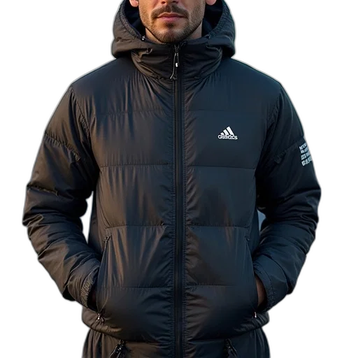 jacket, face, adidas, has transparent PNG cut-out