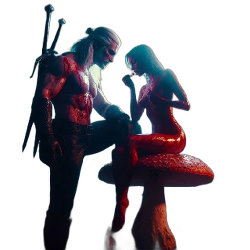 concept art, comic book art, pixel art, fantasy art transparent PNG cut-out