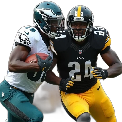 eagles, wide, receiver, chad transparent PNG cut-out