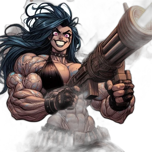 weapon, comic book art, concept art, fantasy art transparent PNG cut-out