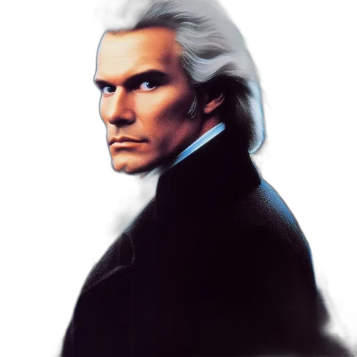 face, staff, hair, jacket transparent PNG cut-out