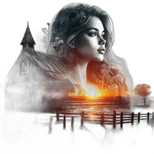fantasy art, photorealistic, concept art, pencil sketch transparent PNG cut-out