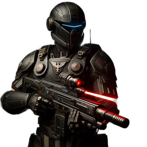 weapon, staff, robot, concept art transparent PNG cut-out