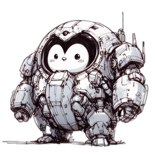 robot, weapon, creature, concept art transparent PNG cut-out