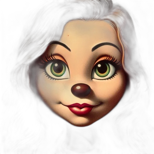 face, mask, 3d render, cartoon transparent PNG cut-out