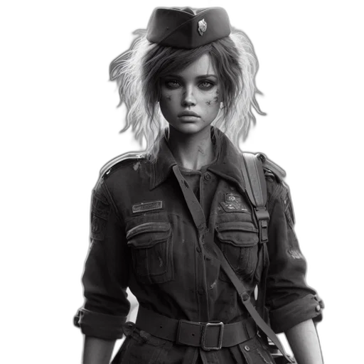 jacket, hat, concept art, photorealistic transparent PNG cut-out