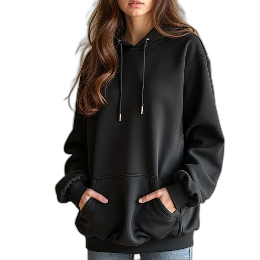 jacket, cyberpunk, dark, monochrome transparent PNG cut-out