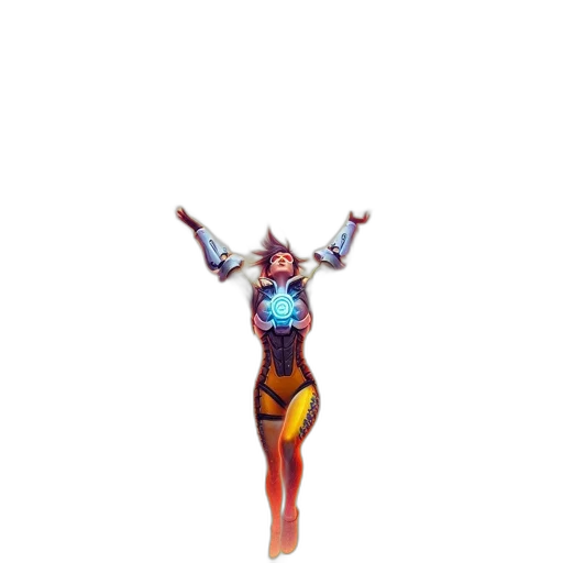 staff, robot, weapon, dress transparent PNG cut-out