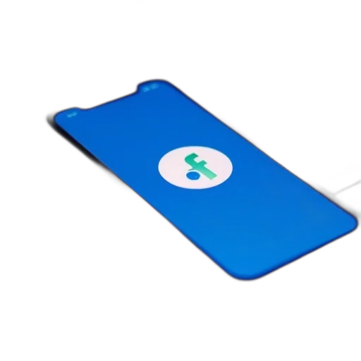staff, blue, phone, showing transparent PNG cut-out