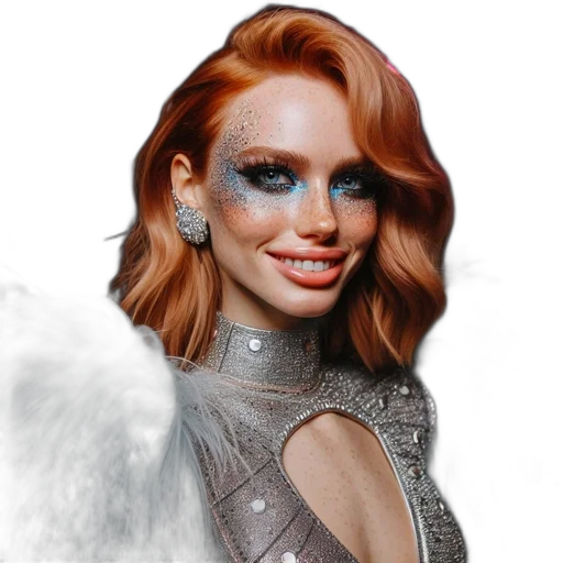 face, jewelry, photorealistic, fantasy art transparent PNG cut-out
