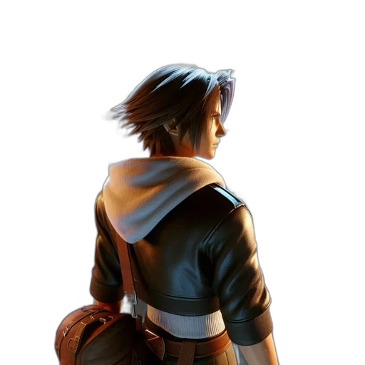 jacket, face, concept art, fantasy art transparent PNG cut-out