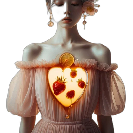 jewelry, dress, crown, photorealistic transparent PNG cut-out