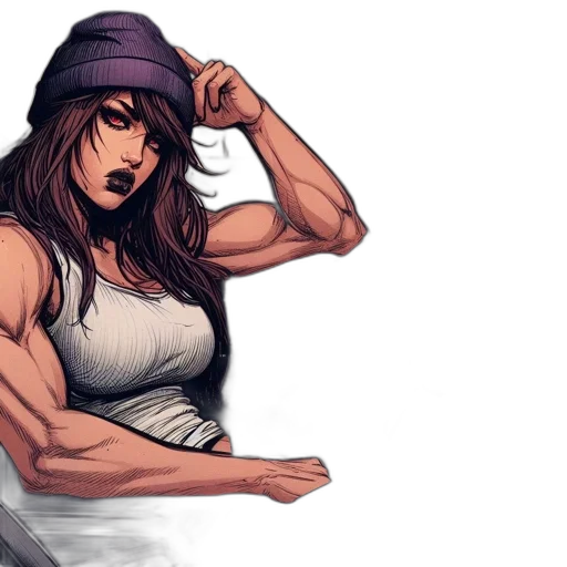 hat, comic book art, concept art, fantasy art transparent PNG cut-out