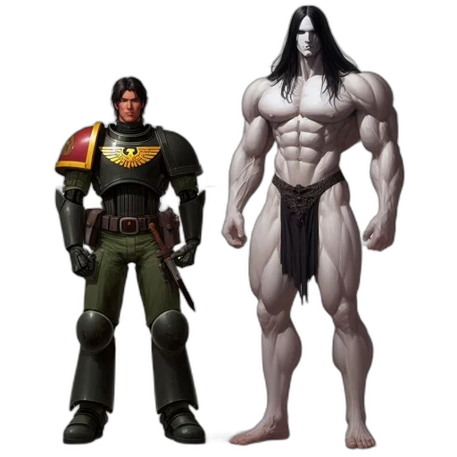 concept art, comic book art, 3d render, fantasy art transparent PNG cut-out