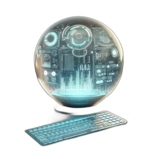 robot, 3d render, cyberpunk, concept art transparent PNG cut-out